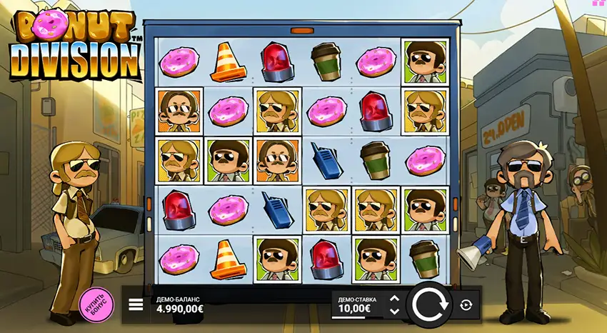 как играть в Donut Division от hacksaw gaming онлайн бесплатно
