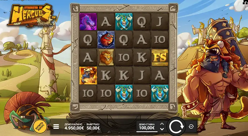 как играть в Strength of Hercules от Hacksaw Gaming