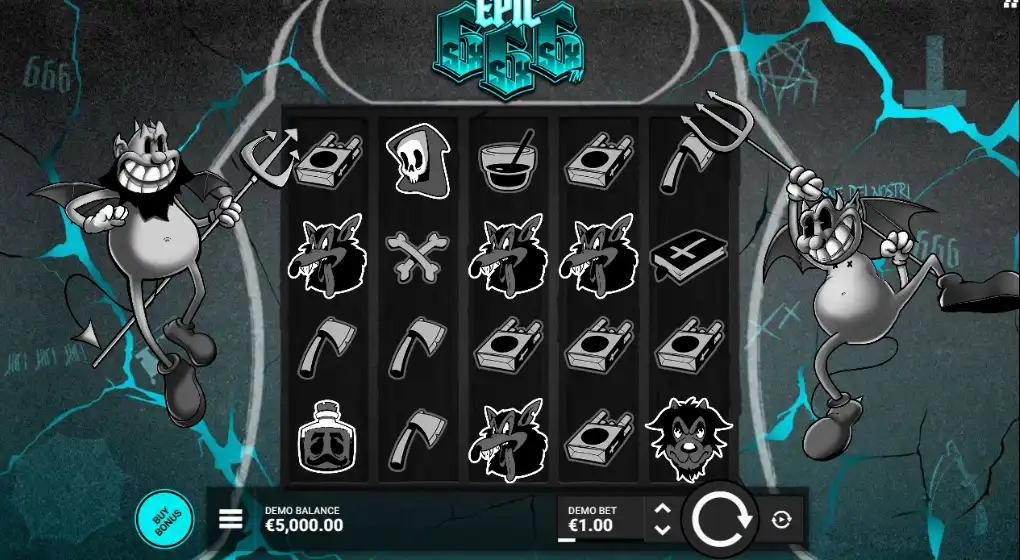 как играть в слот Epic SixSixSix от Hacksaw Gaming бесплатно онлайн